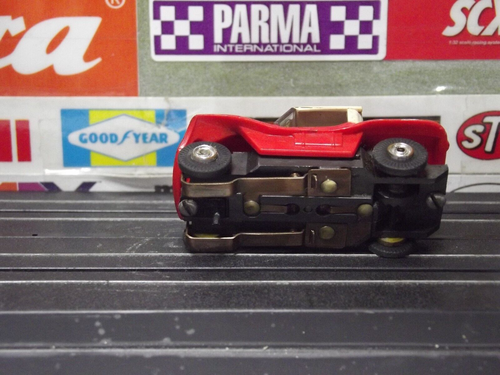 AURORA AFX, MODEL MOTORING TJET 500, RED DUNE BUGGY COUPE, HO SLOT CAR, #1399 - Picture 4 of 4
