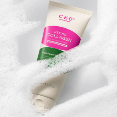 CKD Retino Collagen Small Molecule 300 Pore Cleansing Foam 150ml, Beauty, Probe