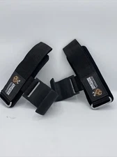 DMoose Fitness ~ Weight Lifting Hooks Grip (Pair) ~ 8 mm Thick Padded Neoprene