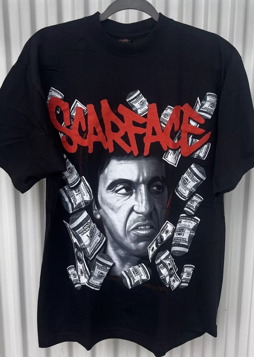 Vtg Y2K Scarface Graphic T Shirt Large Iced Out Clothing Co | eBay