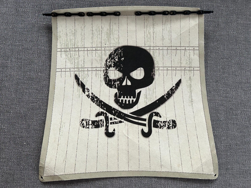 Playmobil® 5135 Piratenschiff Segel Segel mit Totenkopf