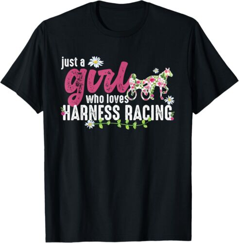 Just A Girl Who Loves Harness Racing - Harness Racer T-Shirt Hoodie