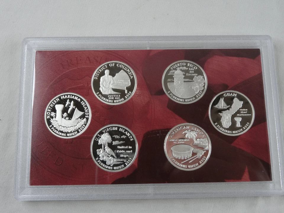 2009-S United States Mint Silver Proof Set with COA & Box 18 Coins 90% - Image 4 of 4
