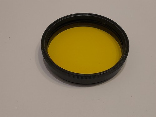FRÜHE 72 MM BELL & HOWELL GELB AERO 2 EINSCHRAUBFILTER HERGESTELLT IN DEN USA - KOSTENLOSER VERSAND