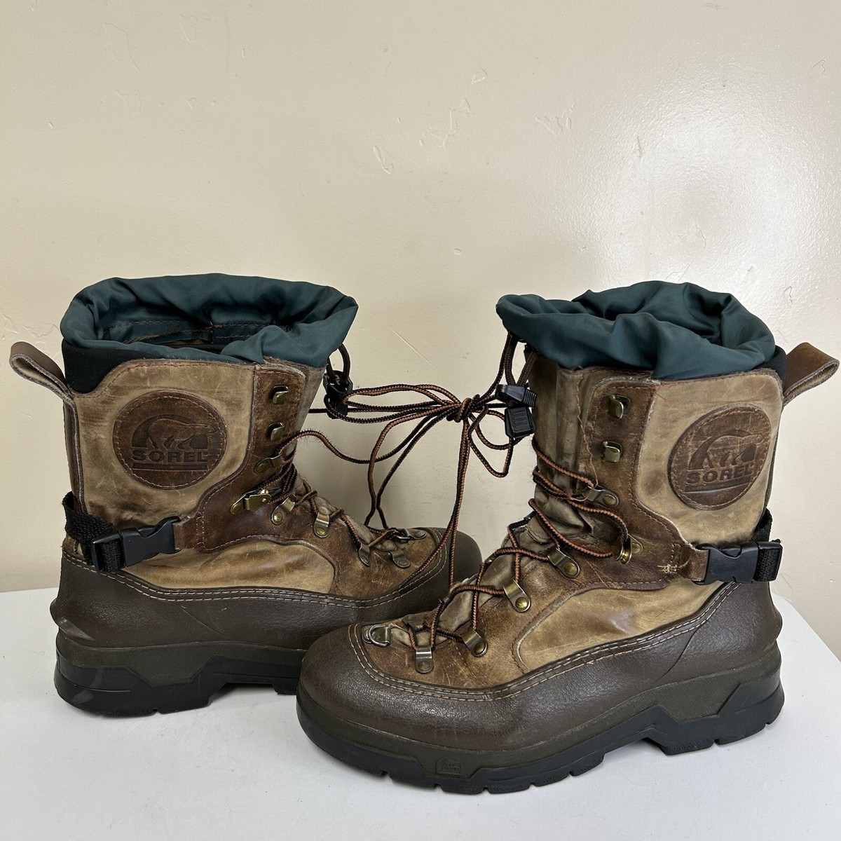 Sorel Conquest Mens Size 8 Brown Outdoor Winter Work Play Boot