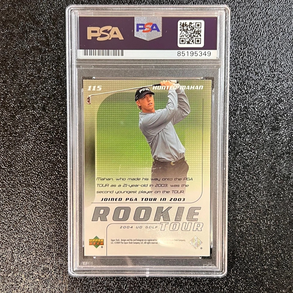 2004 Upper Deck #115 Hunter Mahan signed card AUTO PSA/DNA Autographed GOLF - Image 2 of 2