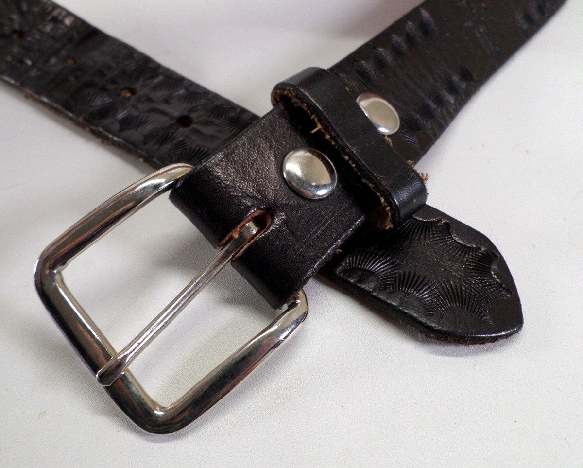 CHRISTIAN DADA　Leather Belt ベルト Leather belt Christian Dada Black size M International in