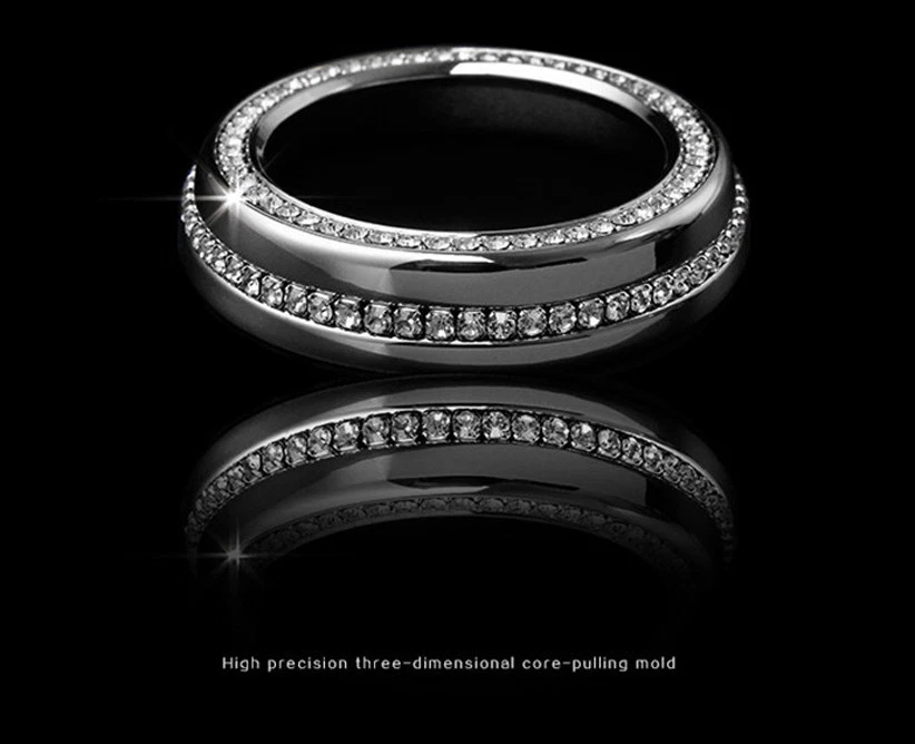 Cubierta de interruptor de volumen estéreo de CA de consola de cristal para Range Rover Evoque 12-18 Foto 3 de 3