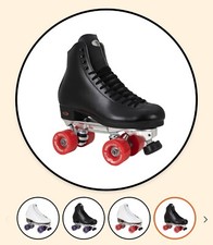 Riedell Quad Roller Skates - 111 Boost Black