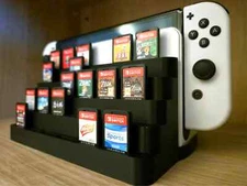 Nintendo Switch Game Card Holder Dock Cartridge Storage Organizer Oled