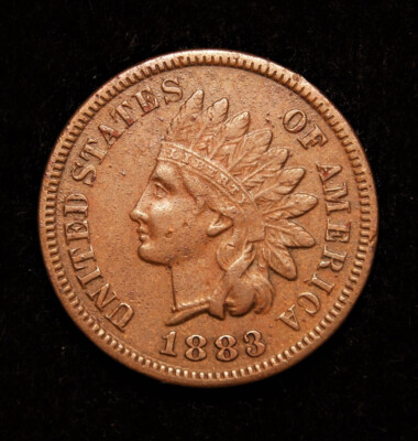 1883 Indian Head Cent  XF