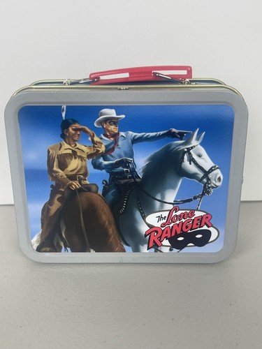 Vintage The Lone Ranger Mini Tin Lunch Box 2001 Cheerios 60th Anniversary - Picture 4 of 20