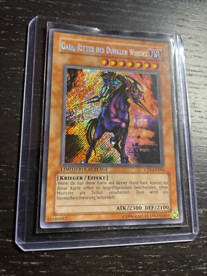 Yu-Gi-Oh! Gaia, Ritter des dunklen Windes CT1 Secret Rare Near Mint 