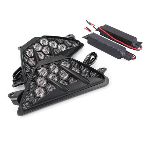 Para KAWASAKI NINJA 250 300 400 650 ZX6R Indicador LED Intermitente con Resistencia de Carga - Imagen 4 de 20