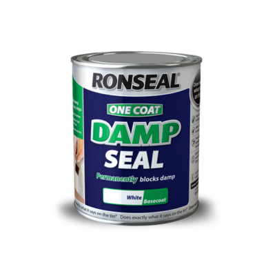 Ronseal One Coat Damp Seal weiß matt 750ml