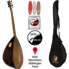 Saz / Baglama /Neu/New - Kisa Sap (Kurzhals) (Ceviz) Tonabnehmer