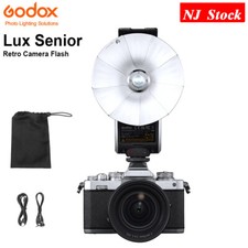 US Godox Retro Flash Lux Senior GN14 6000K Speedlite for Canon Nikon Sony Camera