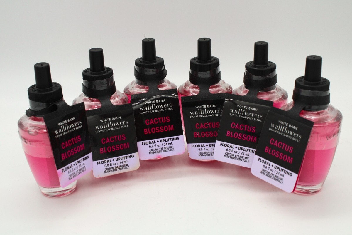 (6) Bath and Body Works CACTUS BLOSSOM Wallflower Fragrance Refill NEW - Main Image