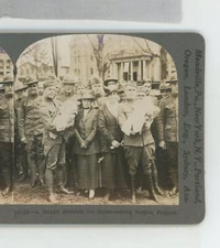 Happy Reunion Soldier Father Homecoming Keystone Stereoview