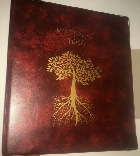 My Family Tree-History storage Binder ref Dark red with 4d 65 mm metal capacity - Picture 2 of 4