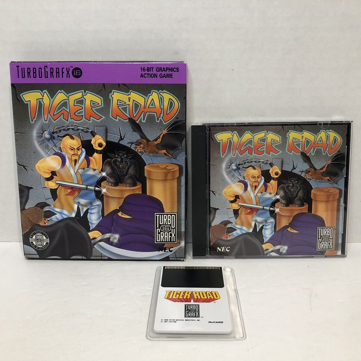 Tiger Road (TurboGrafx-16, 1990) Complete USA CIB TESTED Tiger Road (TurboGrafx-16, 1990) Complete USA CIB TESTED
