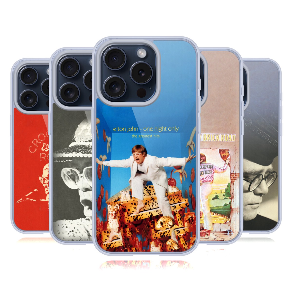 ELTON JOHN OPERA D'ARTE CUSTODIA COVER MORBIDA IN GEL PER APPLE