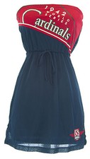Cooperstown Cardinals Cheerleading Dress Top/Skirt L