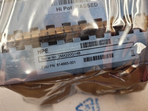 HP 814665-001 SPS-PWR 595W ES MSA 20x0 Power Supply PSU Recent Date Code Sealed - Picture 12 of 14