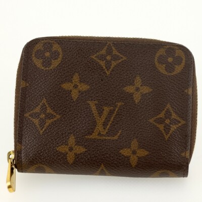 Louis Vuitton コインケース LOUIS VUITTON Zippy Coin Purse Monogram Canvas Brown M60067