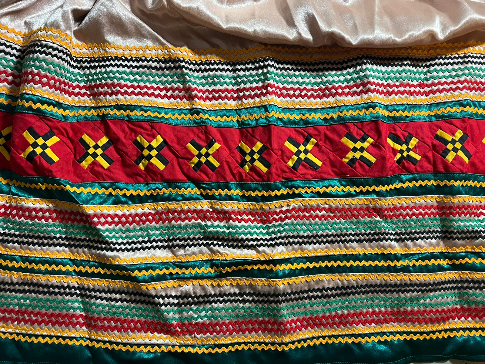Seminole Native American Patchwork Skirt Women’s … - image 3