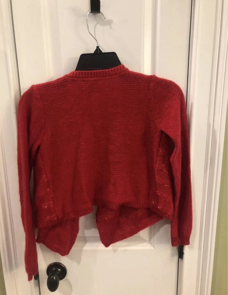 Suéter Cherokee Niñas Talla M 7/8 Rojo Metálico Sku WR Sin Botones Ni Cierre Foto 3 de 4