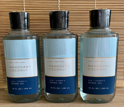 Bath Body Works Mahogany Coconut Shower Gel Men