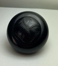 PERILLA DE CAMBIO NEGRA 10 MM ROSCA VW T1 BUG 1952-1961 T2 BUS 1952-1967 Iron Cross