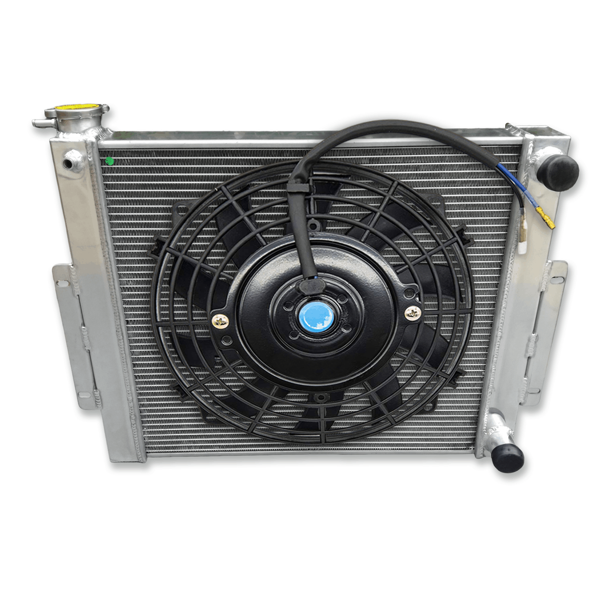 3 Row Aluminum Radiator Shroud Fan for 1972-1986 Jeep CJ5 CJ7 w