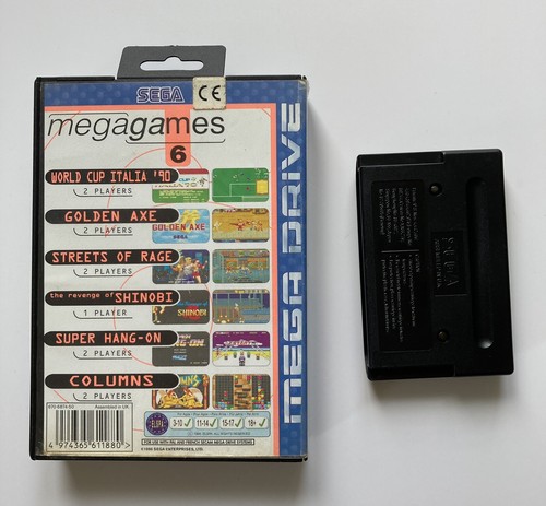 Mega Games 6 - Sega Megadrive PAL Boxed - Shinobi, Golden Axe, Streets of Rage - Imagen 2 de 5