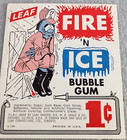 Leaf Fire & Ice Chewing Bubble Gum Ball Machine Vending Display Card 1960s — photo 3