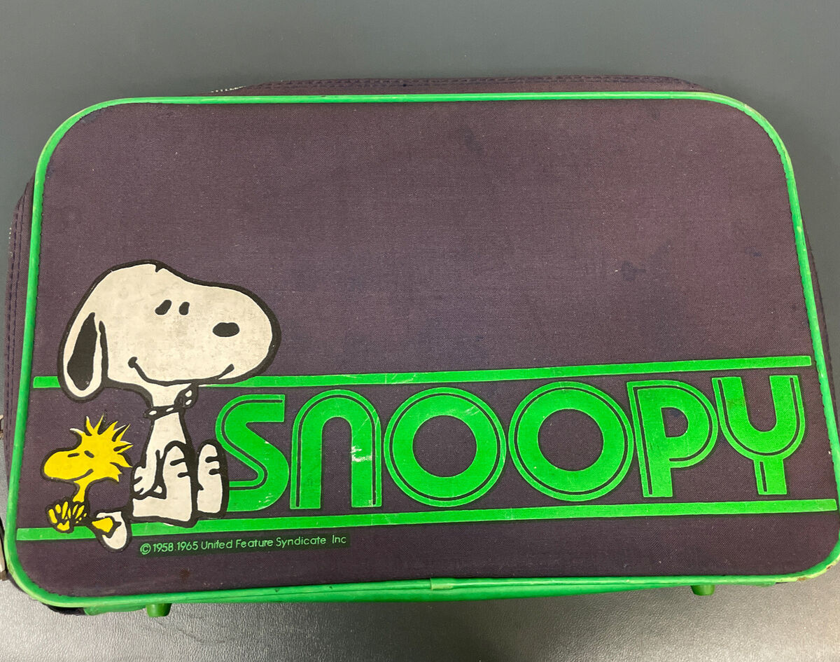 Vintage 70s Snoopy Suitcase Woodstock Peanuts Aviva Luggage Vintage 70s Snoopy Suitcase Woodstock Peanuts Aviva Luggage