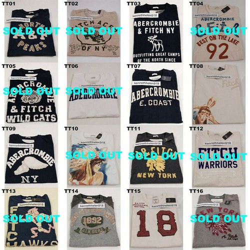 ABERCROMBIE \u0026 FITCH MENS GRAPHIC TEE 