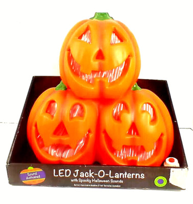 サングラス ^ONE BRILLIANT^ OnyxOB458Pumpkin Onyx-OB458-Pumpkin Sound Activated Musical Pumpkin Pumpkins Song With LED