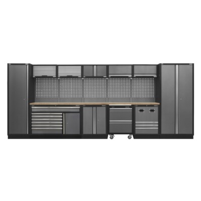 Sealey Modular Storage System Combo - Pressed Wood Worktop Garage Workshop DIY
