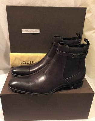 louis vuitton leather boots