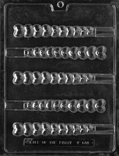 MULTIPLE HEARTS PRETZEL I love you mold molds Chocolate Candy valentine pretzels