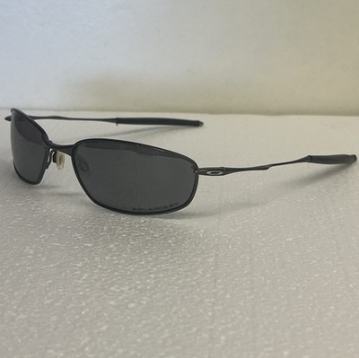 Vintage Oakley WHISKER PEWTER CARBON 130 Frame POLARIZED Lens W