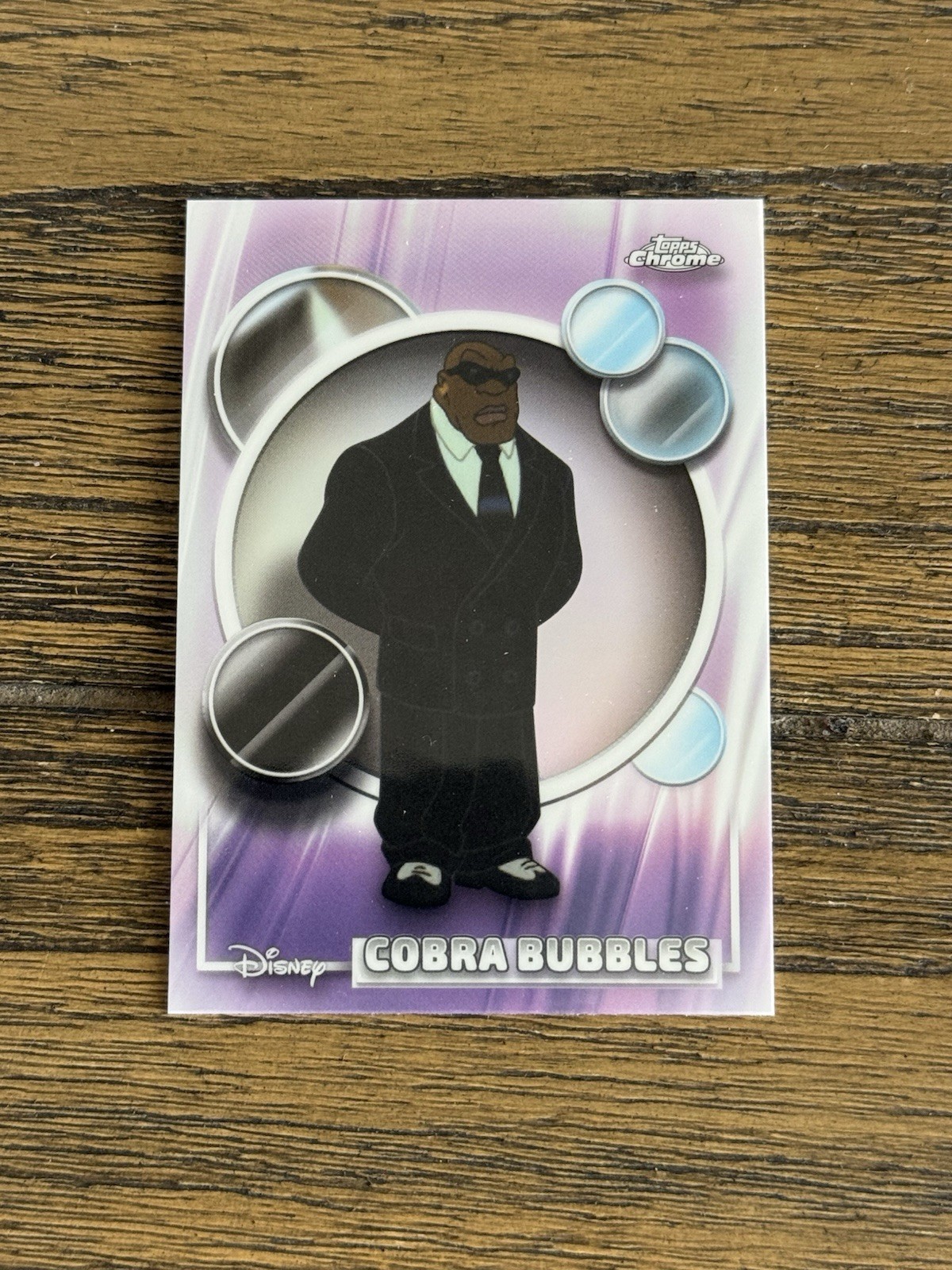 2026 Topps Chrome Disney Cobra Bubbles Refractor Silver Parallel #156