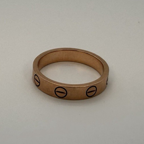 Cartier Love Ring - 18K Rose Gold Band Size 5
