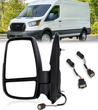 Driver Side Mirror,Mirror Assembly Compatible with 2015-2025 Ford Transit 150 25