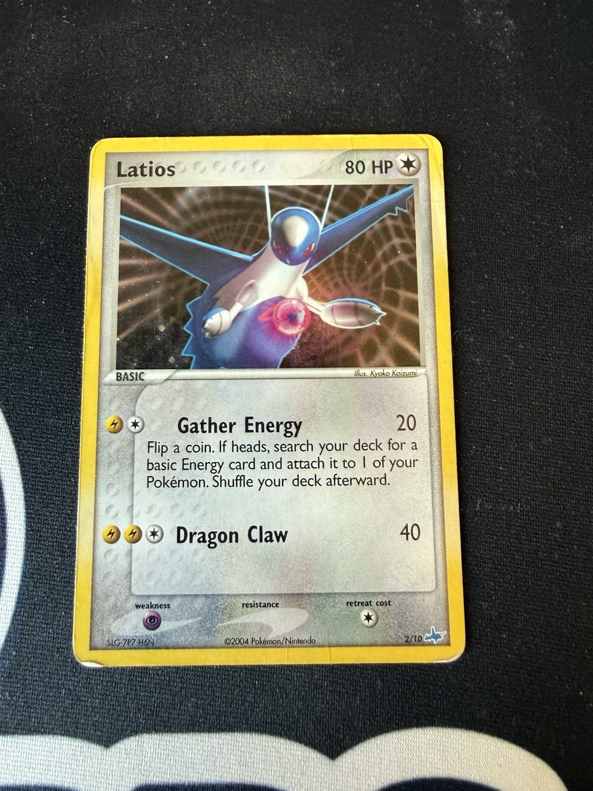 Latios 2/10 EX Trainer Kit Latios Pokemon Holo DMG
