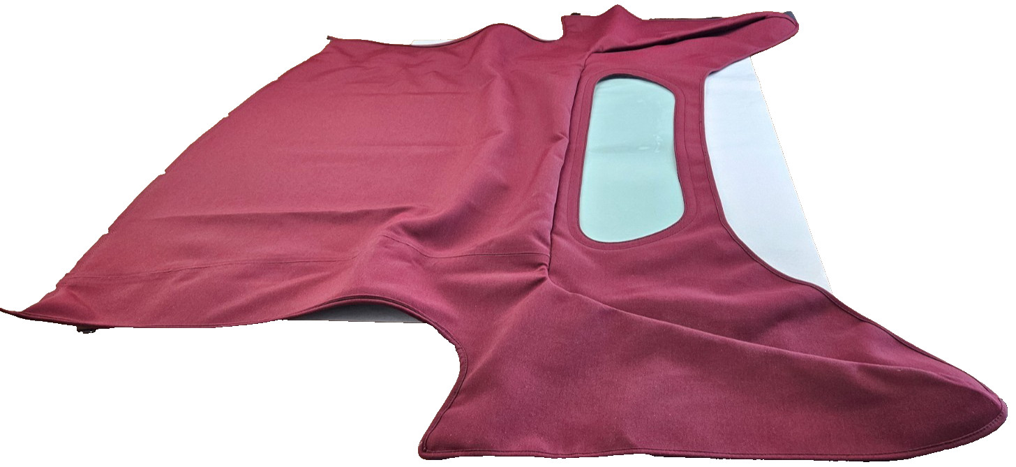 Fits: Ferrari 360 & F430 01-08 Soft Top Made From Haartz BURGUNDY CANVAS