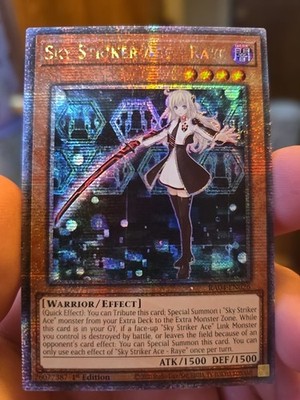Sky Striker Ace Raye Quarter Century Secret Rare RA04-EN026