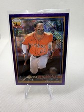 2026 Topps Series 1 Jose Altuve Silver Pack Mojo Refractor Purple /250 91C-17